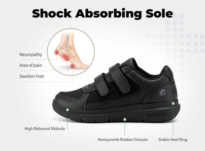 FitVille Duo Strap V3 - Calzature a Pianta Larga con Doppio Cinturino (Uomo)