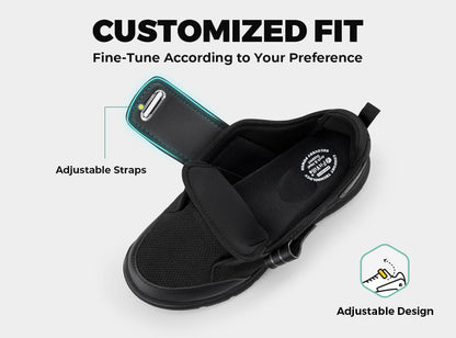 FitVille StrapEase V10 - Scarpe Ortopediche per Edema e Diabete (Uomo)