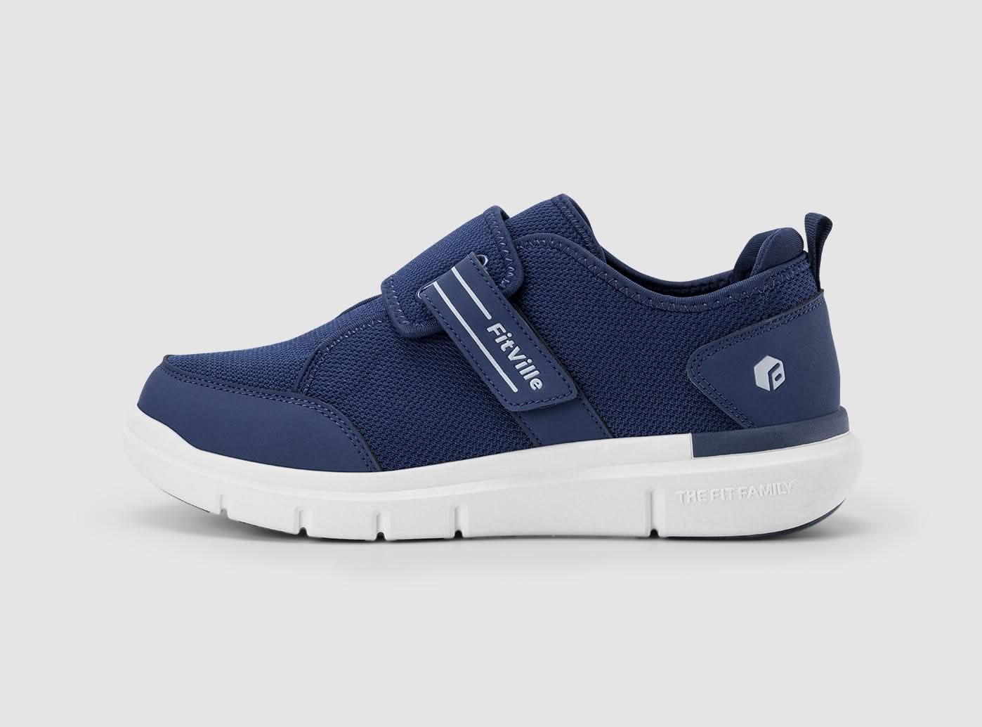 FitVille StrapEase V10 - Scarpe Ortopediche per Edema e Diabete (Uomo)