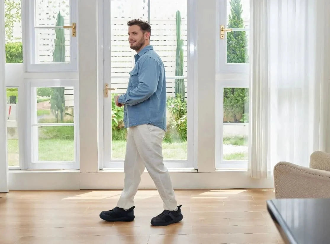 FitVille StrapEase V10 - Scarpe Ortopediche per Edema e Diabete (Uomo)