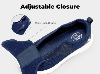 FitVille Wings V2 - Scarpe Ortopediche a Pianta Larga per Diabetici (Uomo)